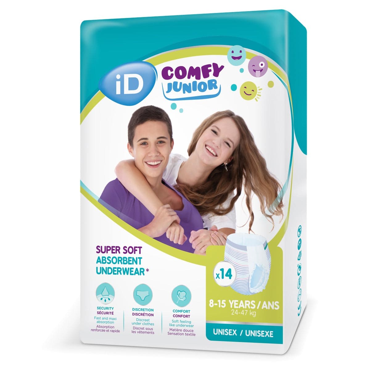 iD Comfy Junior Pants 8-15 Years (24-47kg) – ConfidenceClub