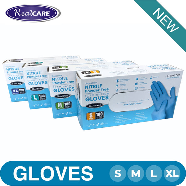 RealCare Nitrile Powder Free Gloves