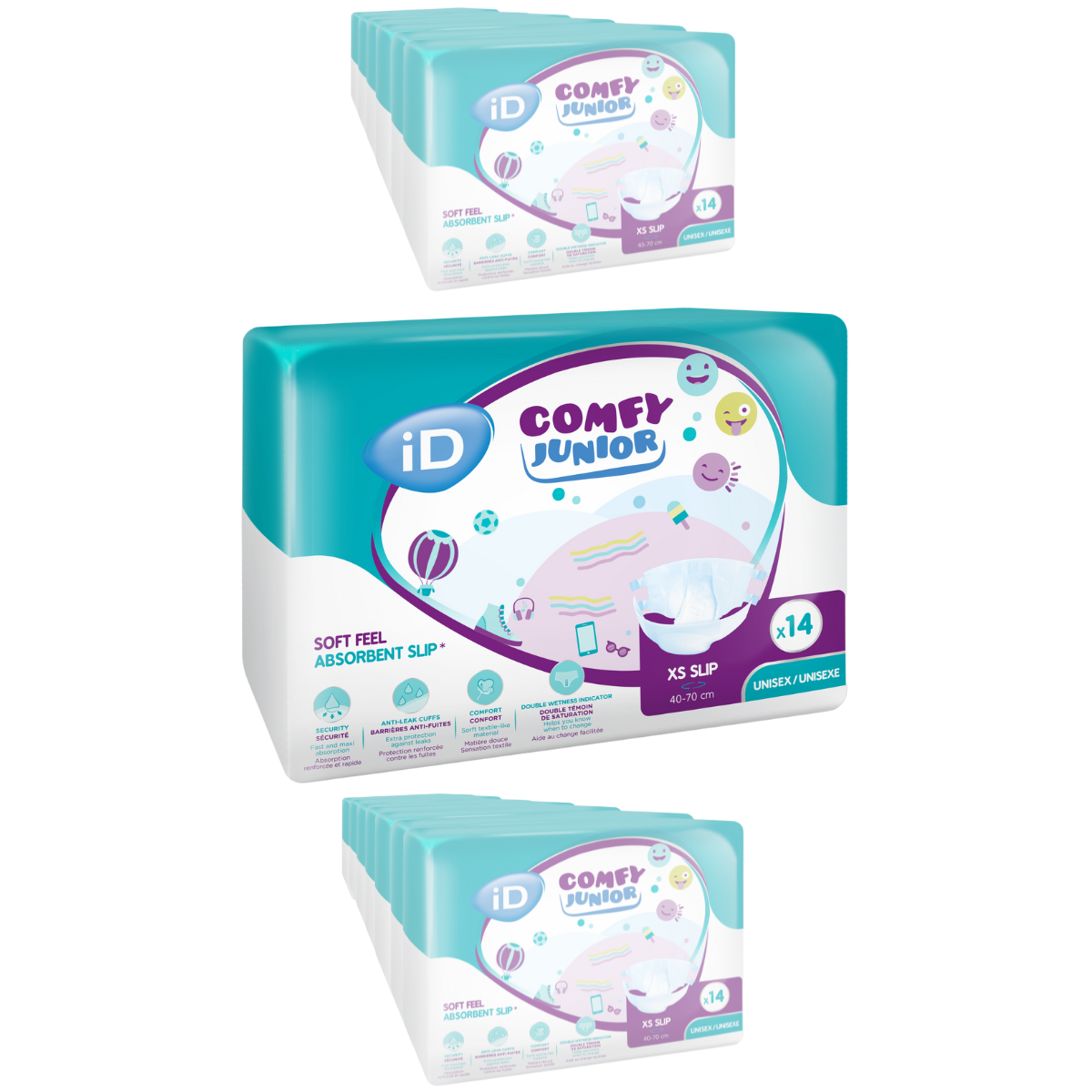 B-Sure Bowel Leakage Pads lot of 12 Boxes/24 Pads Bowel Incontinence  protection