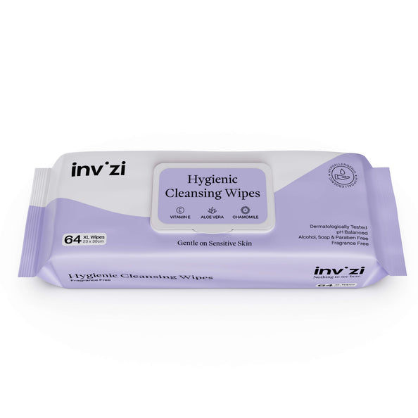 Invizi Hygienic Extra-Large Cleansing Wipes