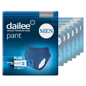 Dailee Pants Men Plus Blue