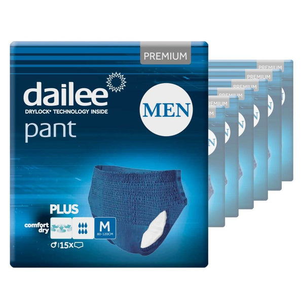 Dailee Pants Men Plus Blue