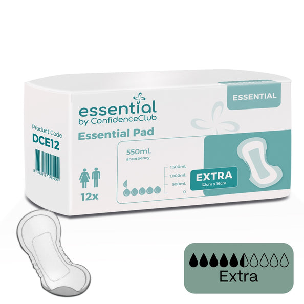 Bladder Weakness Pad - Large/Extra - 32cm x 16cm