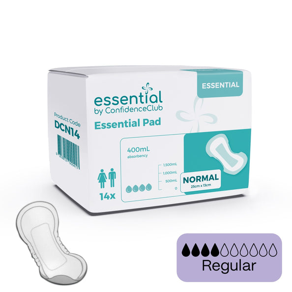 Bladder Weakness Pad - Regular/Normal - 25cm x 13cm