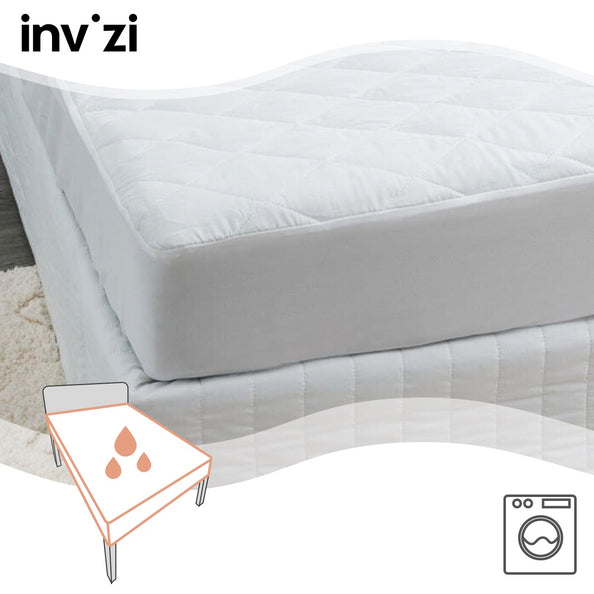 Invizi Waterproof Fitted Sheet With Soft Absorbent Top Layer