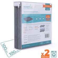 Load image into Gallery viewer, Essential Waterproof Large Protector 100x100cm - Twin-Pack