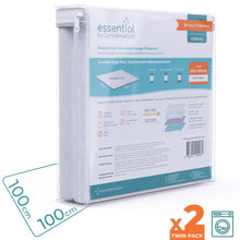 Load image into Gallery viewer, Essential Waterproof Large Protector 100x100cm - Twin-Pack