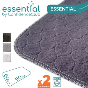 Essential Washable Absorbent Furniture Protector 60x90cm - Twin-Pack