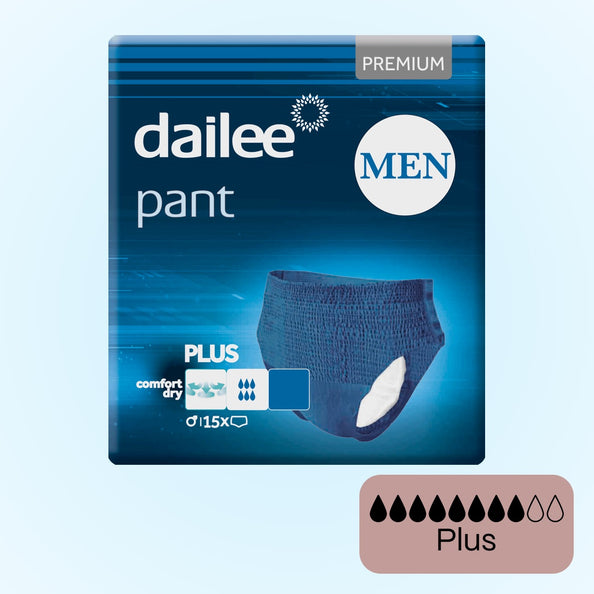 Dailee Pants Men Plus Blue