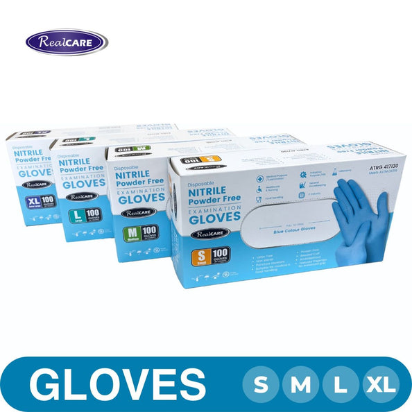 RealCare Nitrile Powder Free Gloves