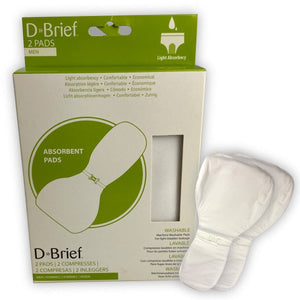 DBrief Men's Pad Inserts - Twin-Pack - ConfidenceClub